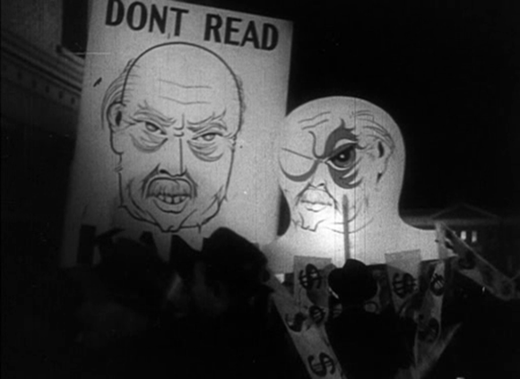 Filmszenen aus Citizen Kane von Orson Welles